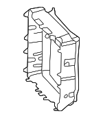 2325006100 - Cooling System: Rear Duct for Mercedes-Benz Image