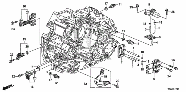 AT Sensor - Solenoid (V6) for 2012 Honda Accord #0