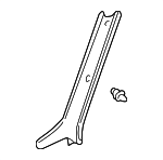 6221147030B0 - Body: Windshield Pillar Trim for Toyota Image