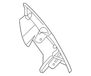 9E5Z3D758BA - Body: Side Cover for Ford Image