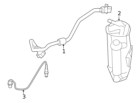 Evaporative System for 2021 Mercedes-Benz E350 #0