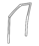 15006881 - Body: Weatherstrip for Chevrolet: Astro | GMC: Safari Image