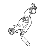 4K0122055BC - Cooling System: Lower Hose for Audi: S6, S7 Sportback Image