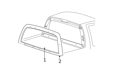Reveal Moldings for 1998 Ford F-250 #0