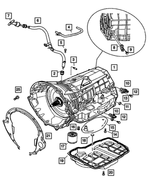 4799613AB - Automatic Transmission Multi-Speed: Transmission Case for Mopar Image