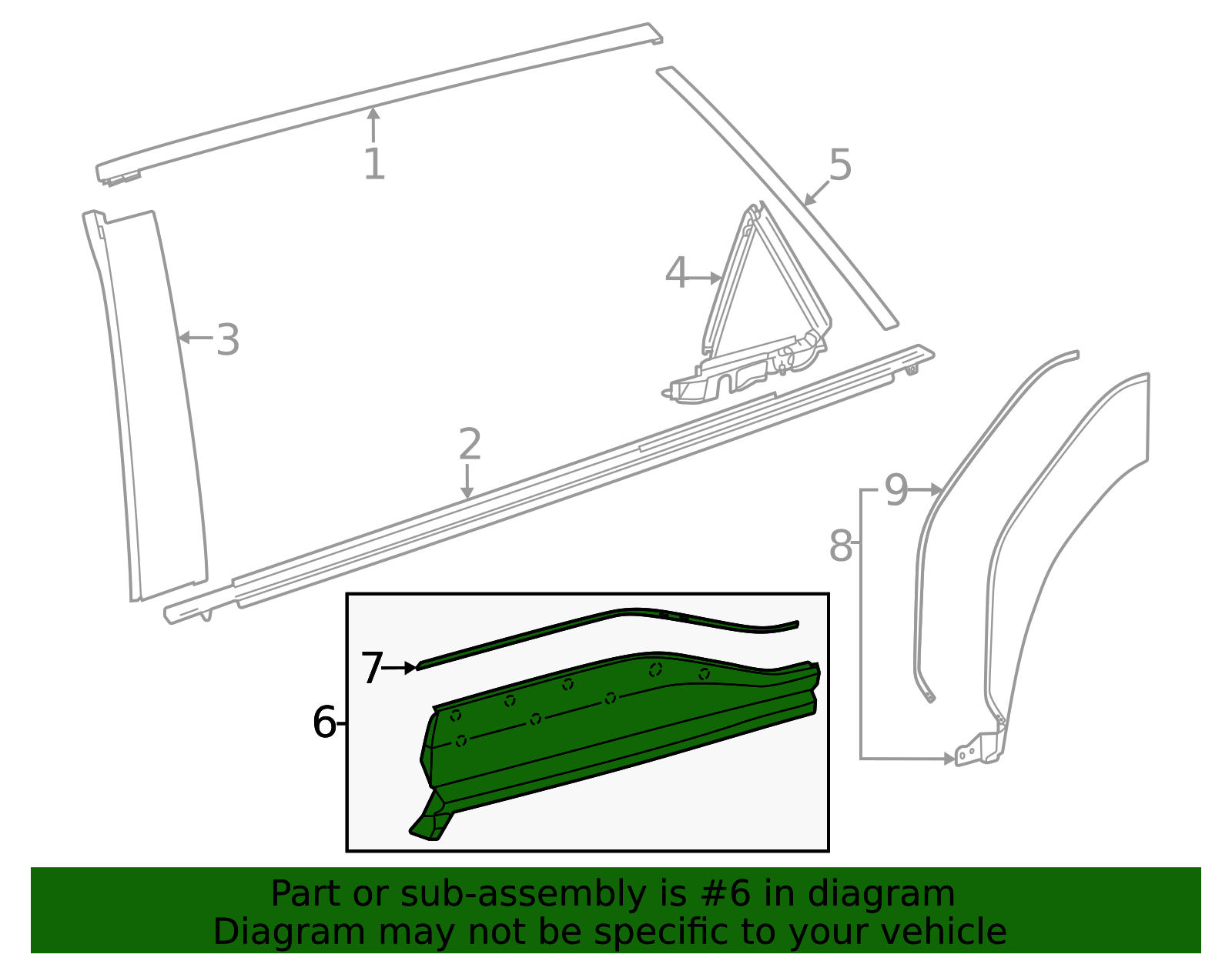 .枠 75077-42070 - Body Side Molding 2023-2025 Toyota bZ4X | Longo