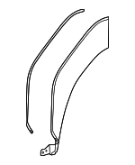 7506142050 - Body: 2023-2024 Toyota bZ4X - Wheel Opening Molding for Toyota: bZ4X Image