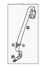 19370150 - : Center Belt Assembly for Buick: Envision Image