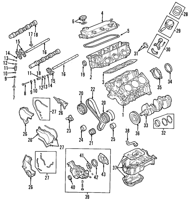 MD197907 - : Bearings for Mitsubishi Image