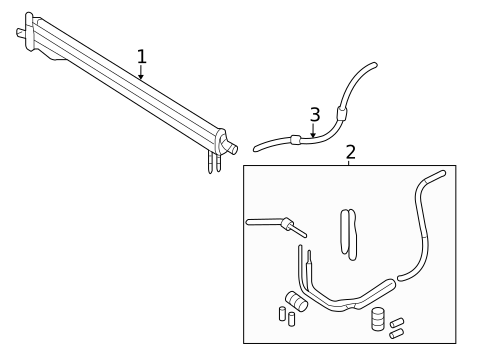 Trans Oil Cooler for 2014 Kia Sedona #0