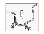 254204D970 - Belts &amp; Cooling: Automatic Transmission Oil Cooler Hose for Kia Image