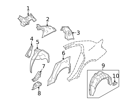 Inner Structure for 2015 INFINITI Q40 #0