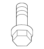 11547421 - Body: Lower Deflector Screw for GM Image