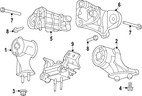 Engine & Trans Mounting for 2024 Ford Bronco #0