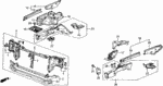 4601SE0A02ZZ - Body/Air Conditioning: PANEL SET, R. FR. BULKHEAD for Honda Image
