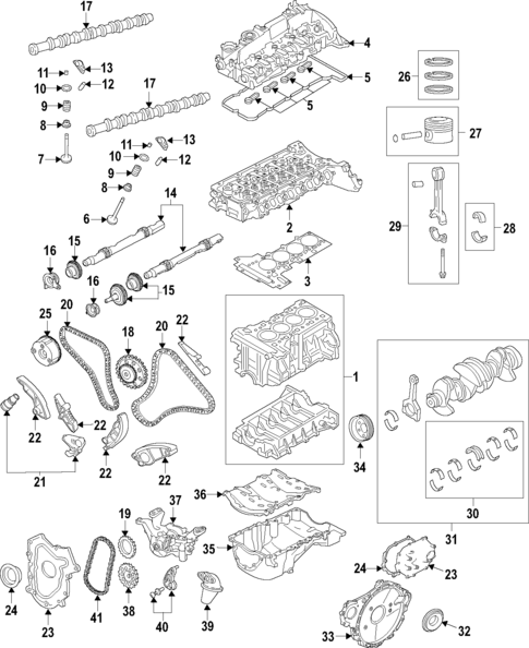 Engine for 2022 Land Rover Range Rover Evoque | OEM Parts Online