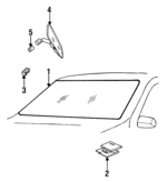 4720260 - Body: Glass for Chrysler: Town &amp; Country | Dodge: Caravan, Grand Caravan Image