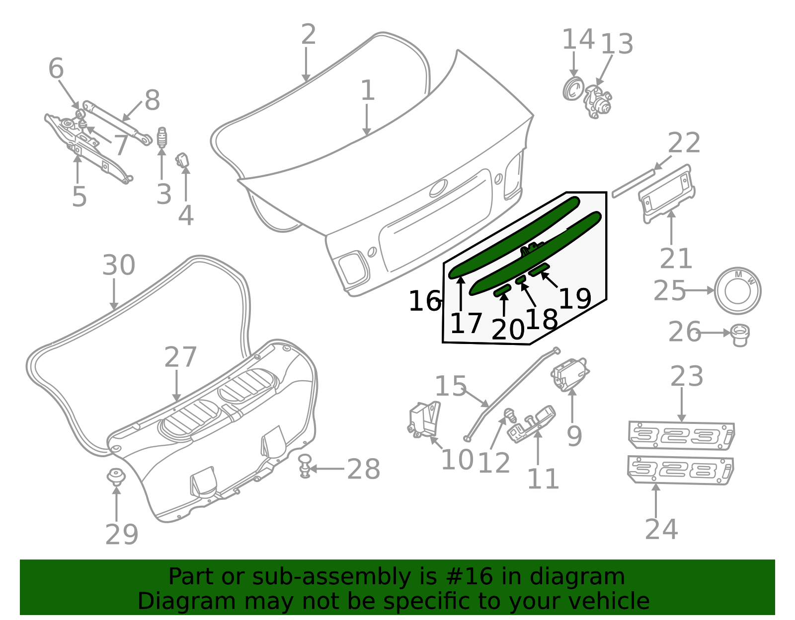 51137170966 - 1999-2005 BMW Handle (51-13-7-170-966) | BMW of