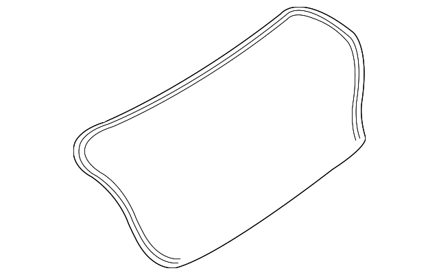Trunk Lid Trim Seal - BMW (51717126973)