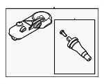 TPMS113 - Tire &amp; Wheel: Motorcraftâ„¢ Tire Pressure Monitoring System (TPMS) Sensor for Ford Image