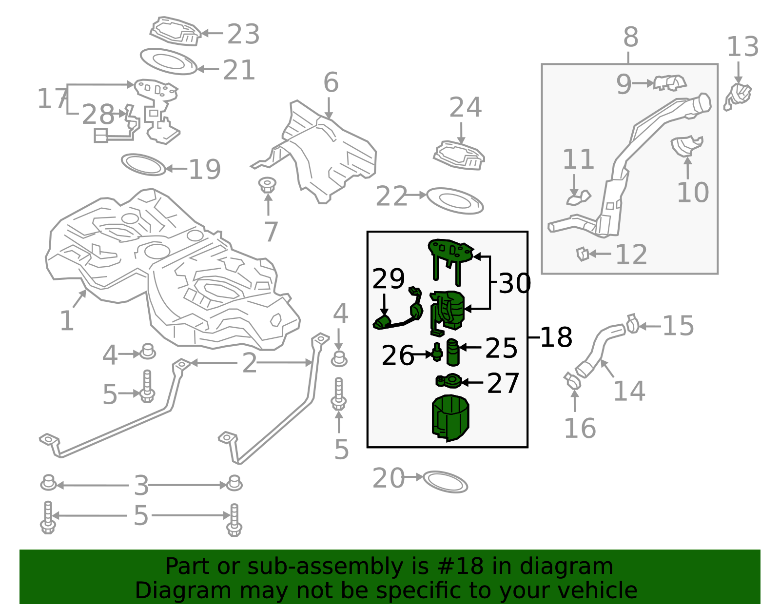 PX03-13-35X - Fuel Pump Assembly 2019-2022 Mazda 3 | Mazda-Parts