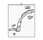 BDTS42280E - Fuel System: Filler Pipe for Mazda: 3 Image