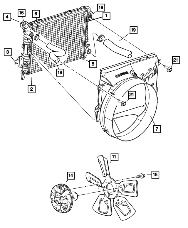 « 2AMR2480AA – Cooling : Refroidissement Du Moteur Radiateur pour Mopar Image »