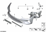 51117946657 - : Trim Panel, Bumper, Front for BMW Image