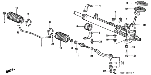 P.S. Gear Box for 1997 Honda Civic #0
