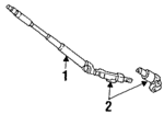 4470094 - Steering: Lower Shaft for Dodge: Dakota Image