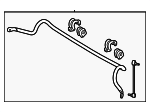 54810H9000 - Suspension: Stabilizer Bar for Hyundai: Accent Image