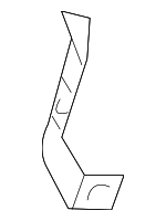 7L0825241A - Body: Side Shield Bracket for Volkswagen Image