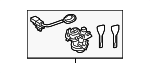 6905530480 - Body: Cylinder &amp; Keys for Lexus Image
