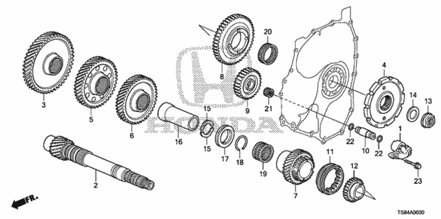 AT Countershaft (5AT)PT60 for 2012 Honda Civic #0