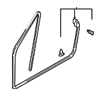 NC1058760F - : Door Weather-Strip - Passenger Side (RH) for Mazda: Miata Image