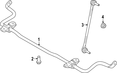 Stabilizer Bar & Components for 2025 Nissan ARIYA #1