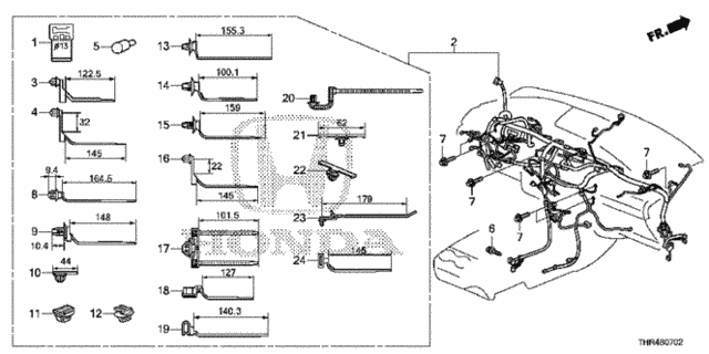 Wire Harness (3) for 2021 Honda Odyssey #0