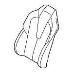 52108053009 - Body: Seat Back Cover for BMW: M6, M6 Gran Coupe Image