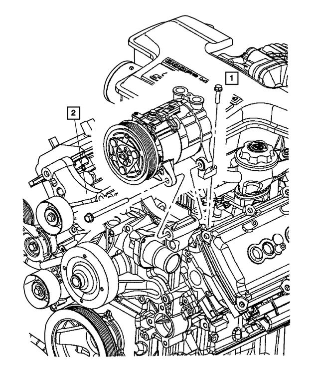 « 6506688AA – Air Conditioning &amp; Heater : Tête Hexagonale Vis Et Rondelle pour Mopar Image »