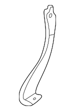 1L3Z16638A75BAA - Body: Latch Cover for Lincoln: Blackwood Image