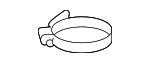 N90785901 - Engine: Air Flow Tube Clamp for Audi Image