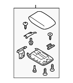 92114FJ001WJ - : Lid Assembly for Subaru: Impreza, XV Crosstrek Image