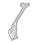 712012V100 - Body: Inner Hinge Pillar for Hyundai Image