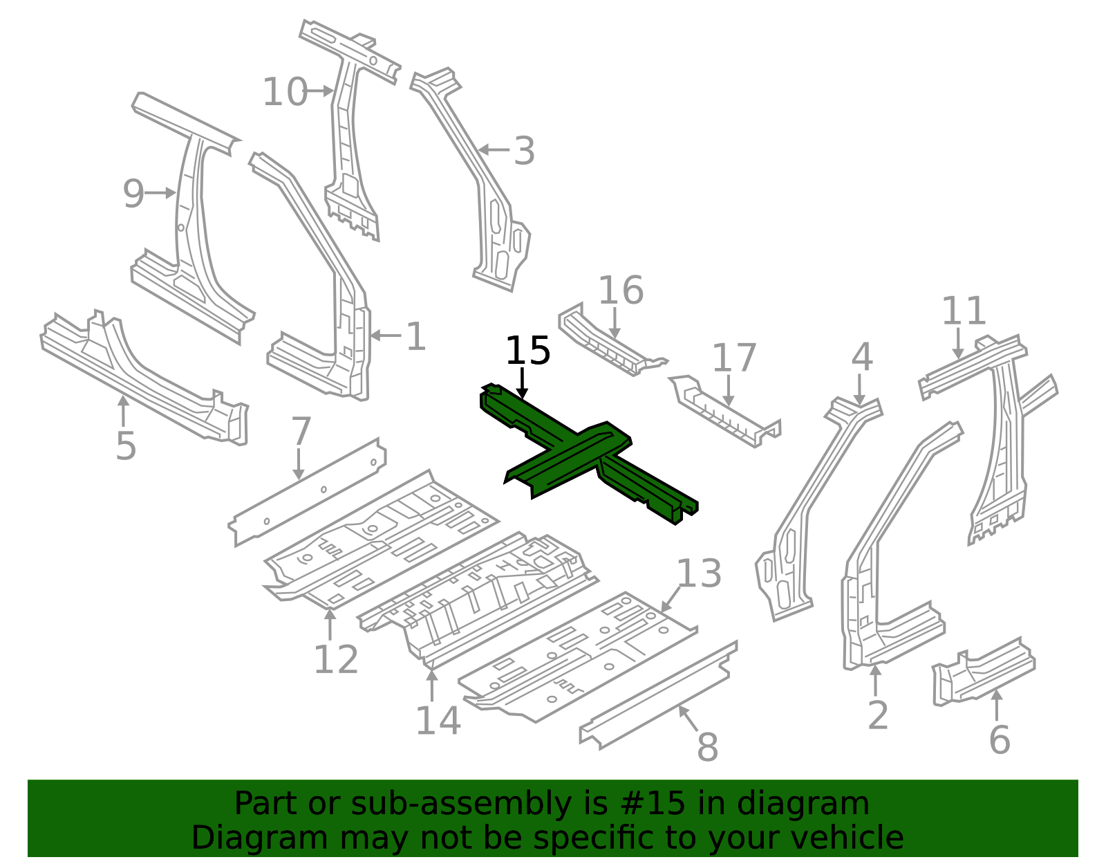 【name】 Inner Fender Liner Set For 2012-2013 Hyundai Veloster – Front Left
