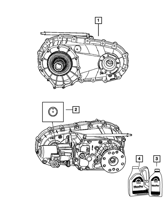 52853752AA - MP1522; Transfer Case: Transfer Case for Mopar Image
