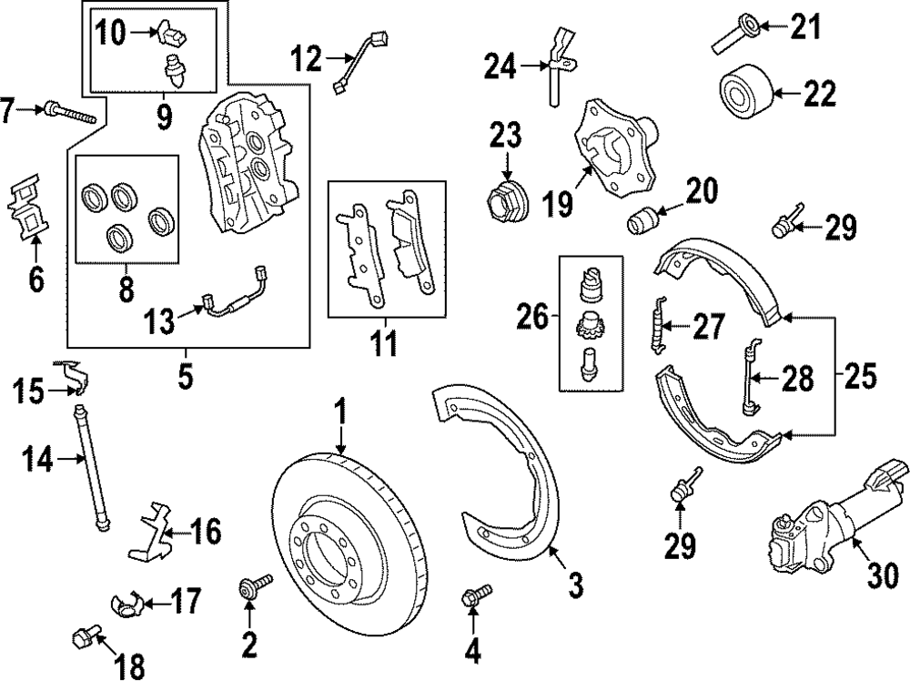 1 Set Of Brake Pads (9GT-698-451-C)