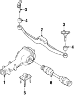 22021GA050 - Universals &amp; Rear Axle: Axle Assembly for Subaru: XT Image