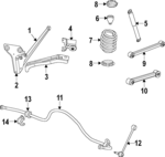 52109912AE - : Suspension Shock Absorber for Mopar Image