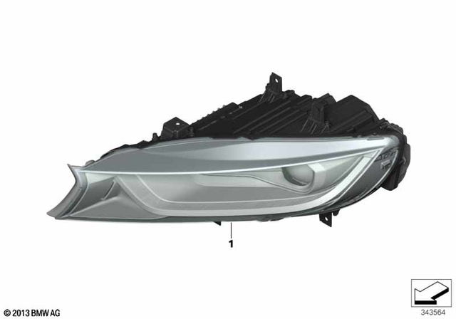 63117446814 - Lighting: Headlight, Laser Light, Right for BMW: i8 Image