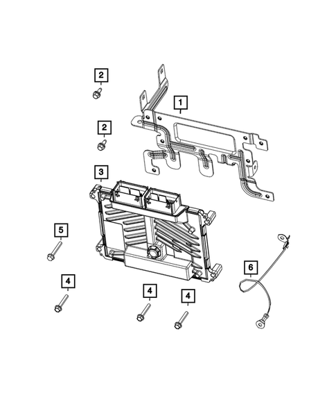 Keys, Modules and Engine Controllers for 2021 Jeep Wrangler #25